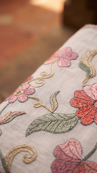 Festive Floral Embroidered Kurta Set