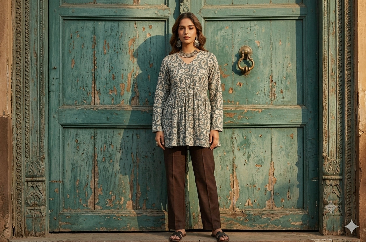 Full Sleeve Short Kurti