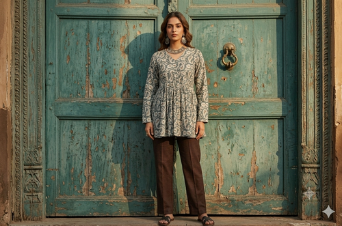 Full Sleeve Short Kurti